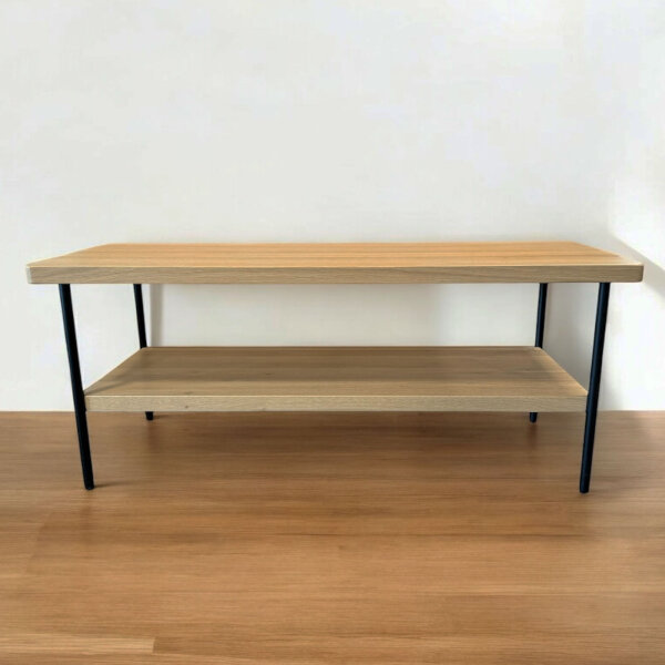ROLF BENZ Couchtisch 925-211 Eiche massiv natur mit Ablage B86 H35