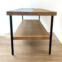 ROLF BENZ Couchtisch 925-211 Eiche massiv natur mit Ablage B86 H35