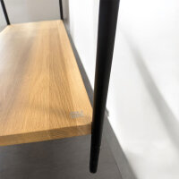 ROLF BENZ Couchtisch 925-211 Eiche massiv natur mit Ablage B86 H35