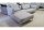 Ecksofa SENTO 344 Rolf Benz Recamiere links Stoff hellgrau
