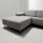 ROLF BENZ Ecksofa Freistil 180 links Stoff grau 260 cm