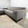 ROLF BENZ Ecksofa Freistil 180 links Stoff grau 260 cm