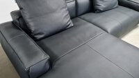 ROLF BENZ Ecksofa Freistil 175 links Leder schwarz 274 x 173 cm