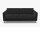 Sofa Rolf Benz freistil 133 Leder schwarz 202cm