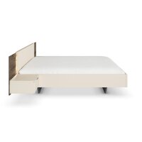 Bettanlage Marbella champagner / Atlantic Oak dunkel 180x200cm