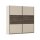 Schwebetürenschrank Marbella champagner Atlantic Oak dunkel 218/210/59 cm