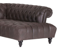 Ecksofa Chesterford Echt Leder braun 266x192 cm