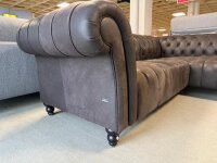Ecksofa Chesterford Echt Leder braun 266x192 cm