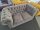 Sofa 2-Sitzer Chesterfield Samt grau ca. 156 cm
