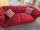 Sofa 3-Sitzer Chesterfield Samt rot ca. 198 cm