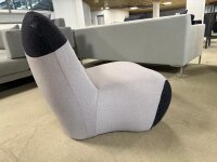 Freistil 171 Sessel 1071 signalgrau Appl. 7403 schwarzgrau