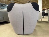 Freistil 171 Sessel 1071 signalgrau Appl. 7403 schwarzgrau