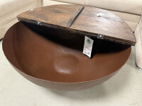 Couchtisch Himalaya 3790 Altholz recycelt B/H/T: 90/37/90 cm