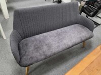 Polsterbank Oklahoma Anthrazit Wildeiche massiv ca. 157/90/ 60  cm