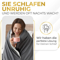 Gewichtsdecke 135x200  6kg Therapiedecke gegen Schlafstörung und Anti-Stress