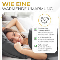 Gewichtsdecke 135x200  6kg Therapiedecke gegen Schlafstörung und Anti-Stress