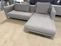 Rolf Benz Ecksofa Sento 344 R hellsilbergrau 14.113