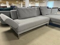 Rolf Benz Ecksofa Sento 344 R hellsilbergrau 14.113