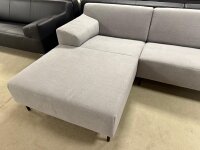 Freistil Ecksofa 180 links hell staubgrau 2064 Fuß...