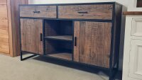 S Sideboard Baldwin massiv Kiefer Vintage braun B/H/T ca. 146/90/40 cm