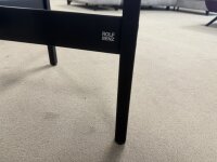 Rolf Benz Stehtisch 935-121 Eiche schwarz Metall schwarz B65 H100