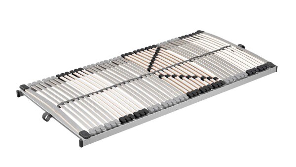 Lattenrost Classic L 4050 NV silber weiß 90x20044 Leisten 6 Zonen Härtegradversteller Mittelgurt