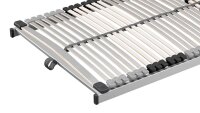 Lattenrost Classic L 4050 NV silber weiß 90x20044 Leisten 6 Zonen Härtegradversteller Mittelgurt