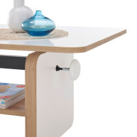 Couchtisch Astana höhenverstellbar weiß 110 x 65