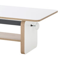 Couchtisch Astana höhenverstellbar weiß 110 x 65