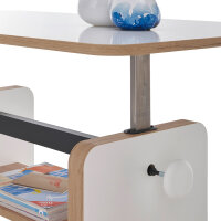 Couchtisch Astana höhenverstellbar weiß 110 x 65