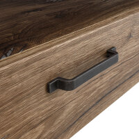 Couchtisch Livin Kansas flagstaff dunkel Metall schwarz 110x60