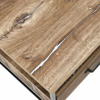 Couchtisch Livin Kansas flagstaff dunkel Metall schwarz 110x60