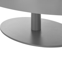 Couchtisch Sinisa Tischplatte Keramik weiß marmoriert Stauraum