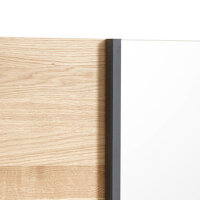 Garderobenspiegel Tadeo Eiche massiv geölt 95x55cm