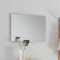 Garderobenset Lucio 2-teilig, Eiche massiv Metallgestell schwarz