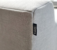 Rolf Benz Sofa Freistil 180 Stoff 3046 lichtgrau Breite 220 cm