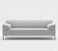 Rolf Benz Sofa Freistil 180 Stoff 3046 lichtgrau Breite 220 cm