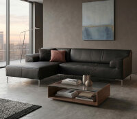 ROLF BENZ Ecksofa Freistil 180 links Leder schwarz...
