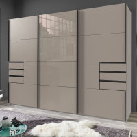 Schwebetürenschrank 270cm Saigon Saharagrau...