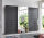 Kleiderschrank Saigon Schwebetüren Graphit Spiegel 270cm