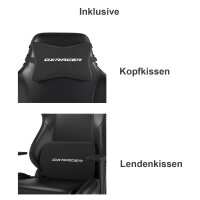 DX Racer Drifting LDC23 NR Chefsessel Schwarz Rot 3D-Armlehnen