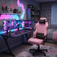 DXRacer Drifting XL DC23PP Gaming-Stuhl Pink 3D-Armlehnen...