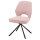 Stuhl Nele 2er Set Stoff light pink 180° drehbar mit Griff