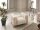 Sofagarnitur Rikke beige Federkern Bettfunktion Bettkasten ca. 241x88x89 cm