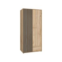 Kleiderschrank Arank Arank im Dekor Eiche 2 Türen 1...