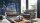 Sofagarnitur FABIO Leder grau mit vollmotorischer Relaxfunktion