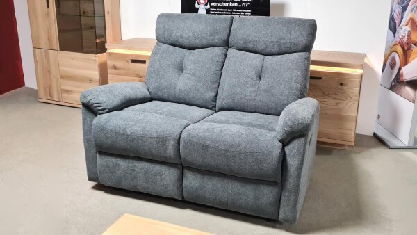 Recliner 2-Sitzer Kate Fernsehsessel mit Relaxfunktion grau TFK