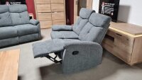 Recliner 2-Sitzer Kate Fernsehsessel mit Relaxfunktion grau TFK