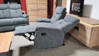 Recliner 2-Sitzer Kate Fernsehsessel mit Relaxfunktion grau TFK
