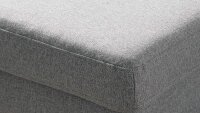 Ecksofa MOVE 2.0 L Stoff grau Sitztiefenverstellung